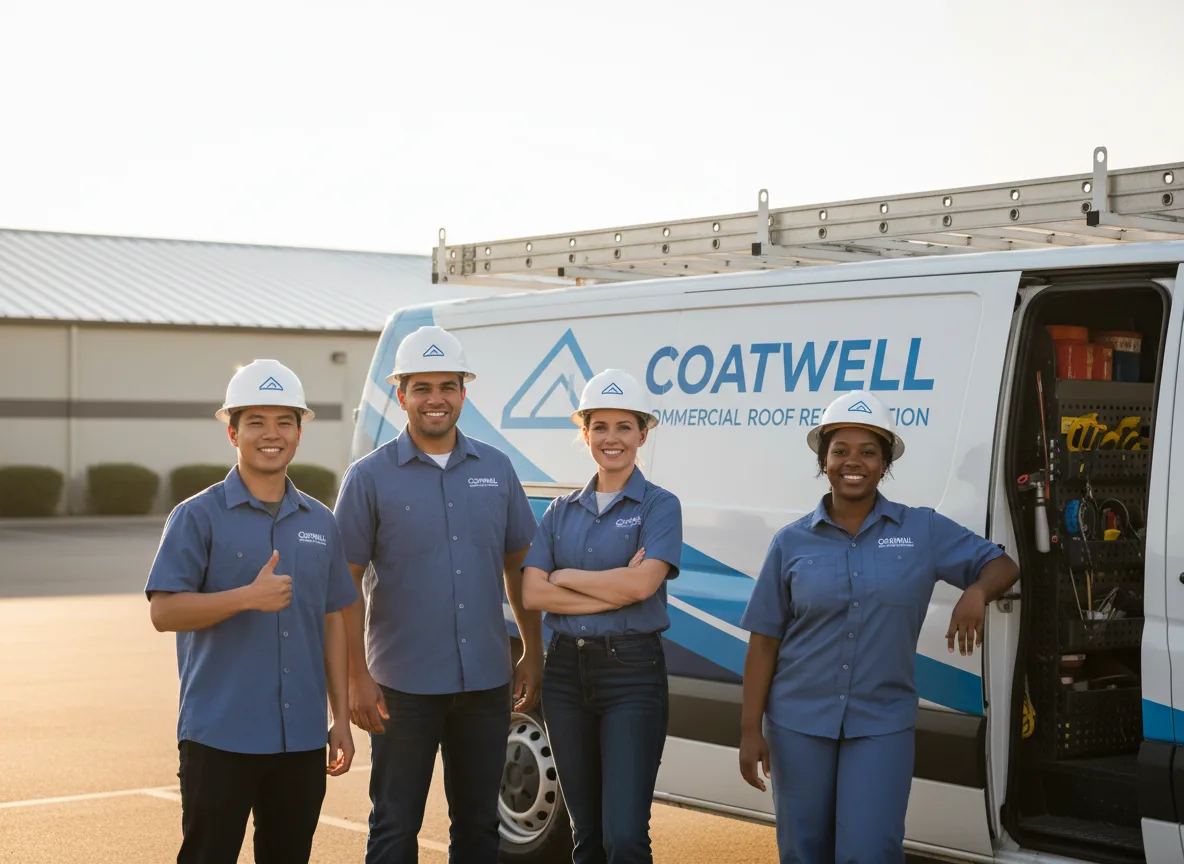 Commercial roof coating company in Alden, MN